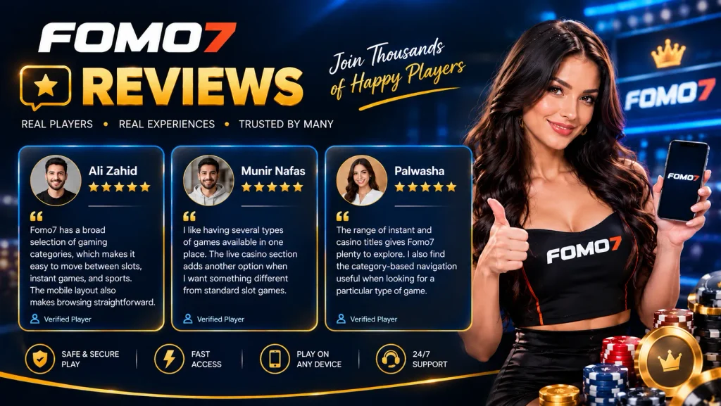 Fomo7 Game player reviews