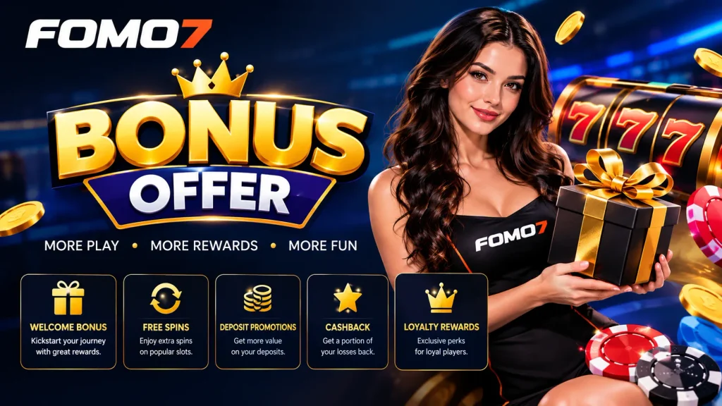 Fomo7 casino bonus offer