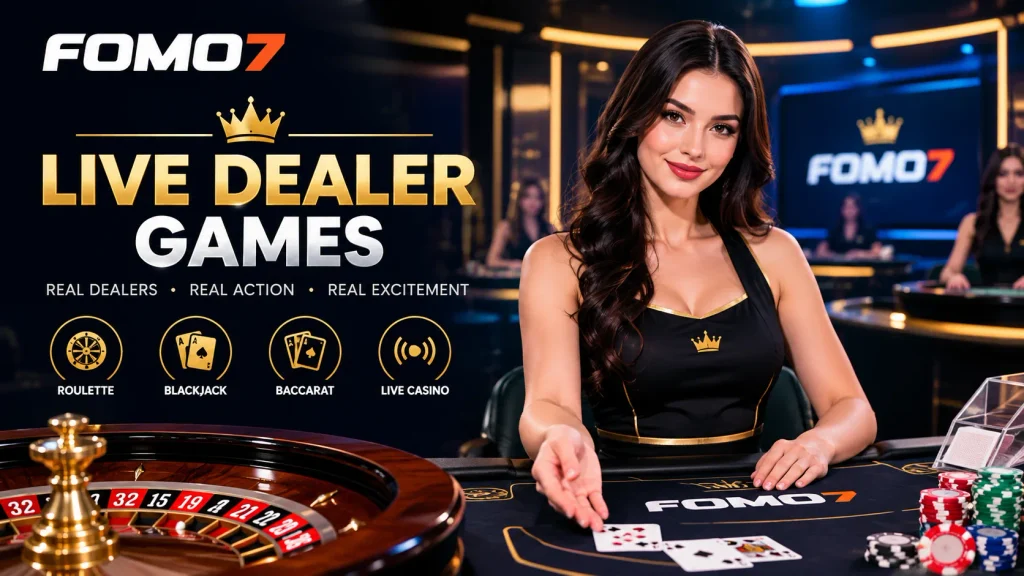 Fomo7 live dealer casino games