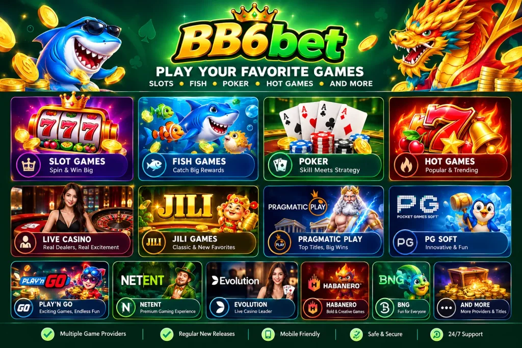BB6bet online casino games