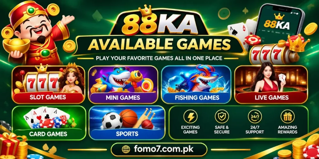 Available Games on 88KA Image
