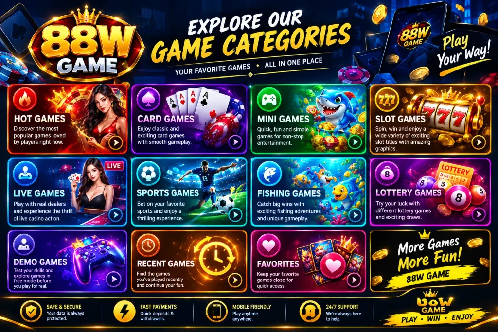 888W Game Game Categories image