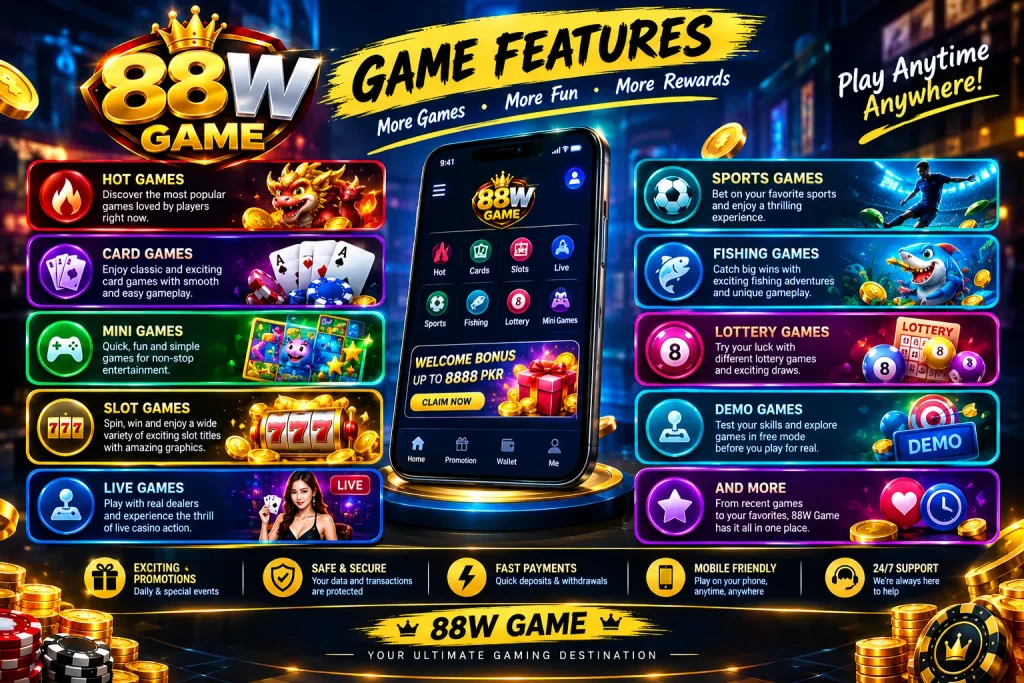 888W Game Features